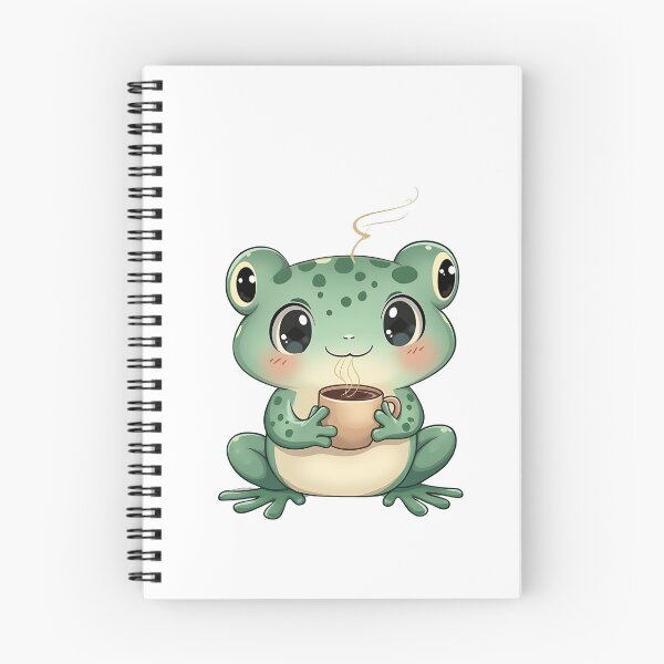 Item preview, Coffee Frog Kawaii designed and sold by VibeTCreations.