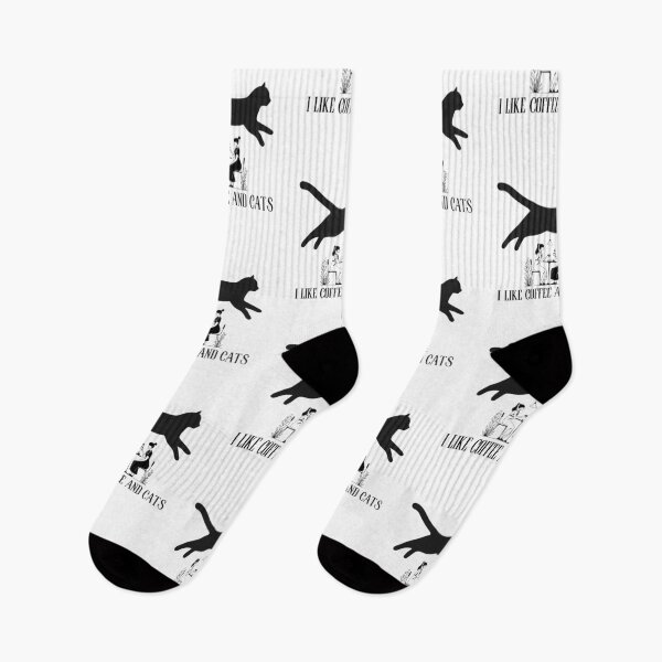 Item preview, I like coffee and cats designed and sold by BritishDelights.