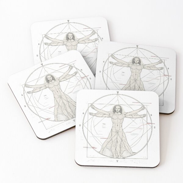 Item preview, Modern Vitruvian Man – Anatomical Art Inspired by Da Vinci designed and sold by DMSdesigns1.