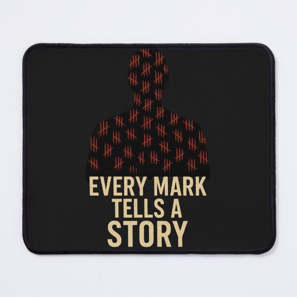 Item preview, Every Mark Tells a Story – Dark Silhouette Tally Mark Design designed and sold by Diwakar-Designs.