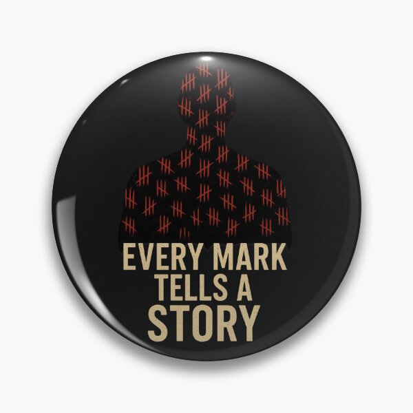 Item preview, Every Mark Tells a Story – Dark Silhouette Tally Mark Design designed and sold by Diwakar-Designs.