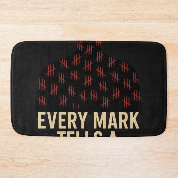Item preview, Every Mark Tells a Story – Dark Silhouette Tally Mark Design designed and sold by Diwakar-Designs.