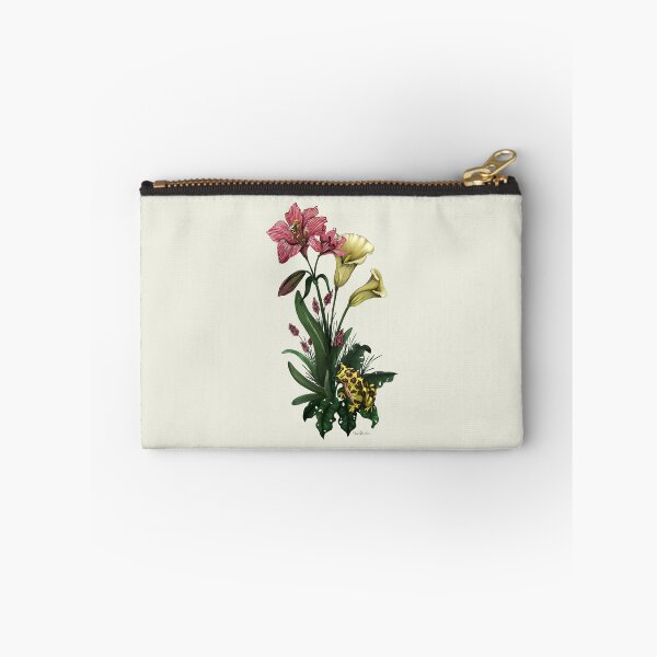 Item preview, Frog in Lily Flower Bouquet Illustration designed and sold by ReaDillo.