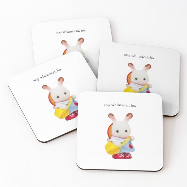 Item preview, stay whimsical ho calico critters whimsy twee  designed and sold by Kyna Arts.
