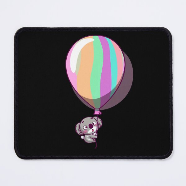 Item preview, Chibi Koala Floating with Balloon – Cute Funny Kawaii Animal Design designed and sold by ColorSplash123.