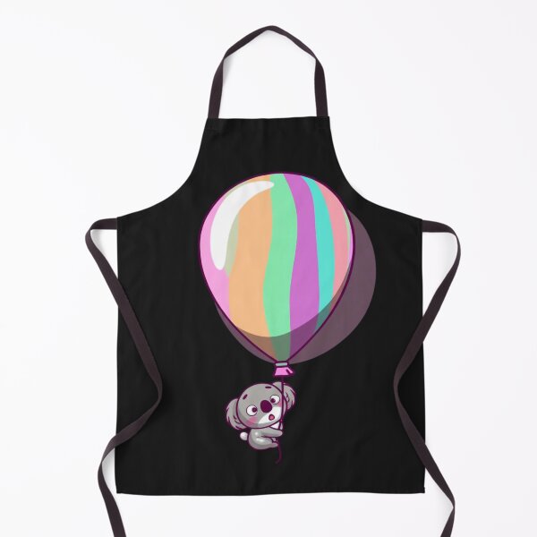 Item preview, Chibi Koala Floating with Balloon – Cute Funny Kawaii Animal Design designed and sold by ColorSplash123.