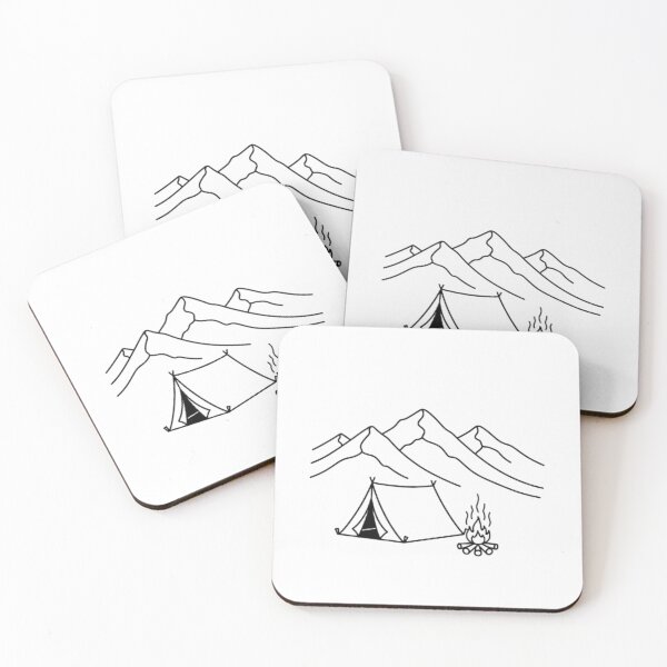 Item preview, Mountain Camping Scene designed and sold by WornUp.