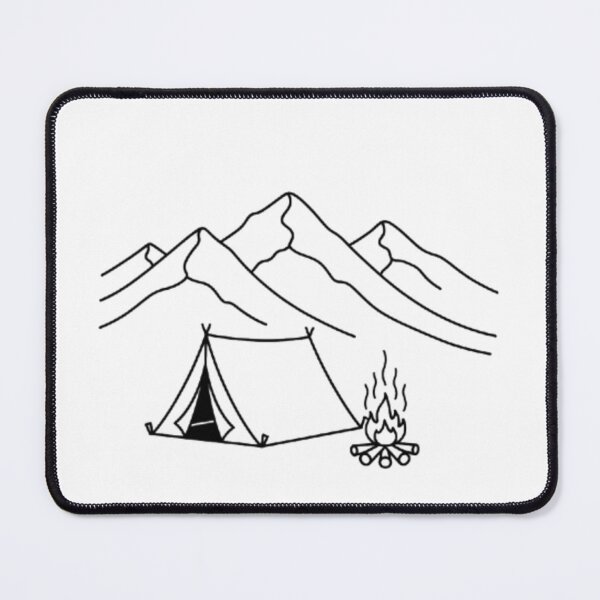 Item preview, Mountain Camping Scene designed and sold by WornUp.