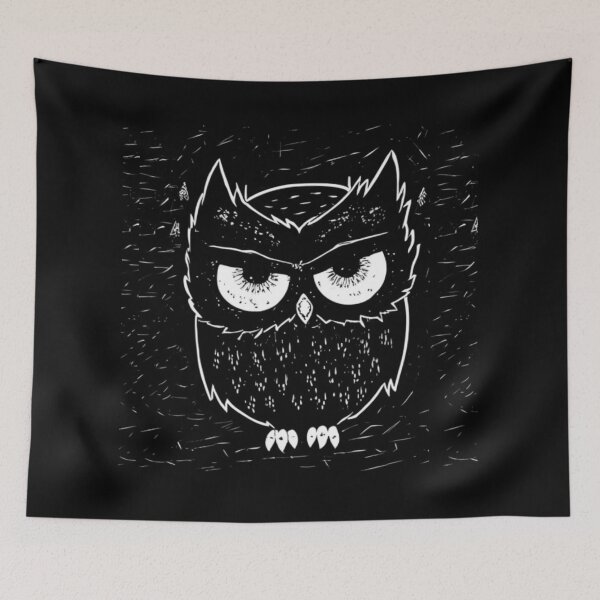 Item preview, Cute, Creepy Owl designed and sold by DarkArts66.