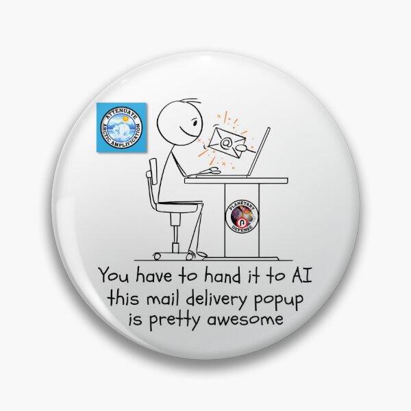 Item preview, Funny Artificial Intelligence Email Delivery System. designed and sold by MPC-Mince-Pies.