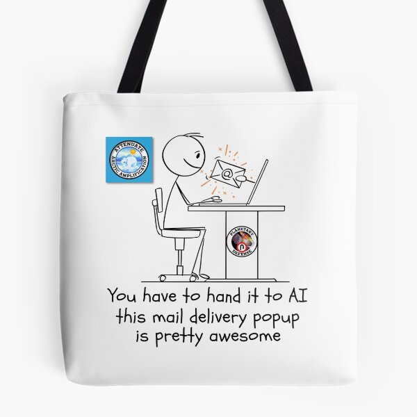 Item preview, Funny Artificial Intelligence Email Delivery System. designed and sold by MPC-Mince-Pies.