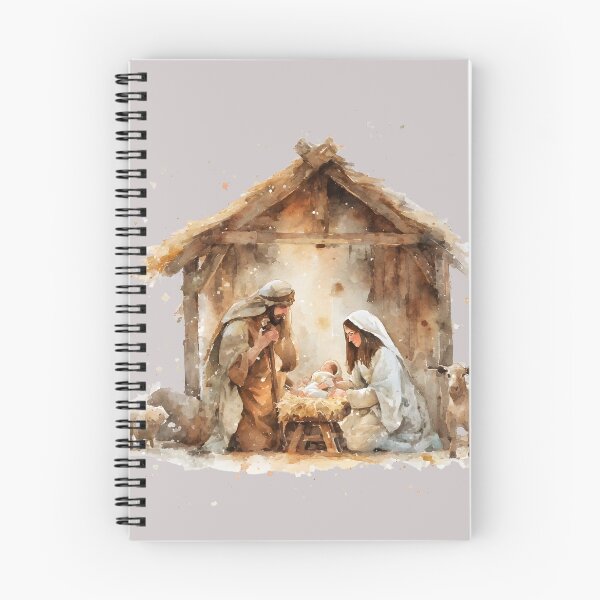 Item preview, Mary Joseph Jesus, Christian Christmas Nativity Bethlehem Holy Family designed and sold by tanabe.