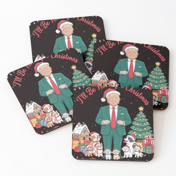 Item preview, I'll Be Home For Christmas Santa Trump Xmas Pajamas 5  designed and sold by sheenmi.
