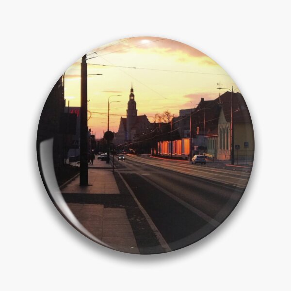 Item preview, Sunset over the city center designed and sold by SkynetV5.