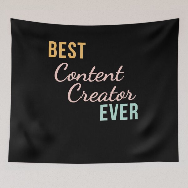 Artikelvorschau, Bester Content Creator aller Zeiten für Streamer und Influencer süß entworfen und verkauft von snowry.