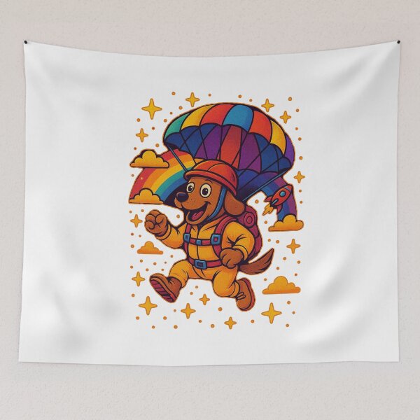 Item preview, Funny skydiving dog designed and sold by LOveStOrSidE.
