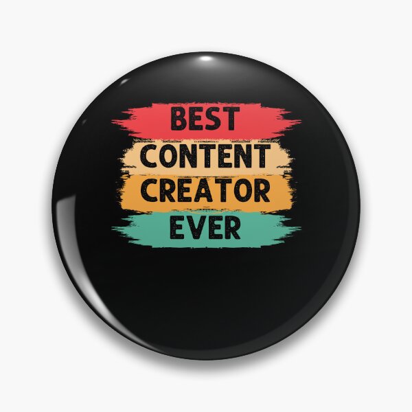 Item preview, Best Content Creator Ever for Streamers and Influencer retro designed and sold by snowry.