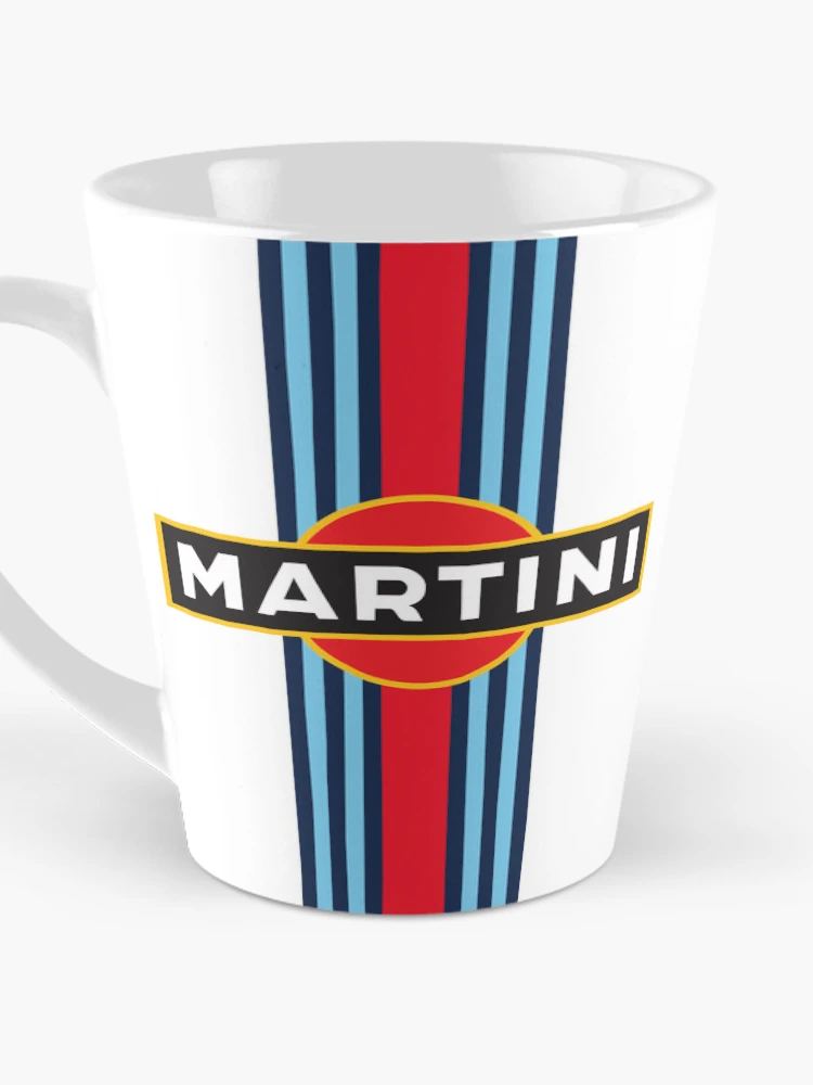 Thumbnail 3 of 4, Coffee Mug, Martini Racing Stripe designed and sold by PatternDesign01.