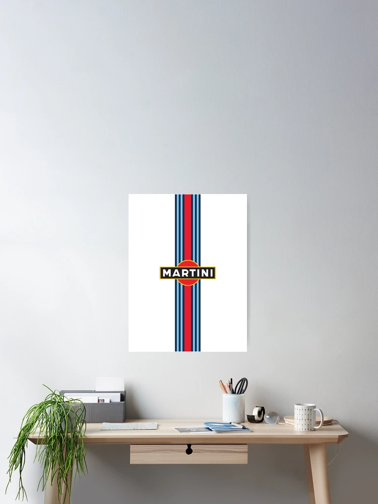 Thumbnail 2 of 3, Poster, Martini Racing Stripe designed and sold by PatternDesign01.