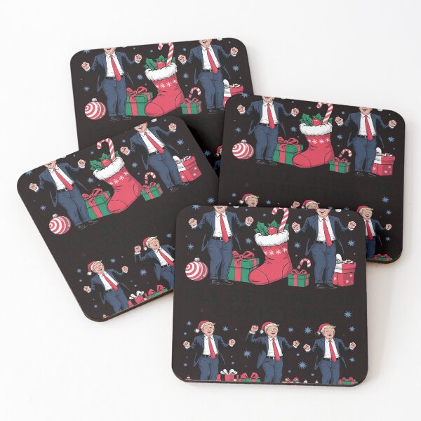 Item preview, I'll Be Home For Christmas Trump Santa Dancing Pajamas  designed and sold by sheenmi.