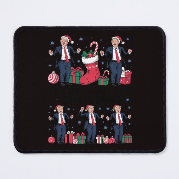 Item preview, I'll Be Home For Christmas Trump Santa Dancing Pajamas designed and sold by sheenmi.