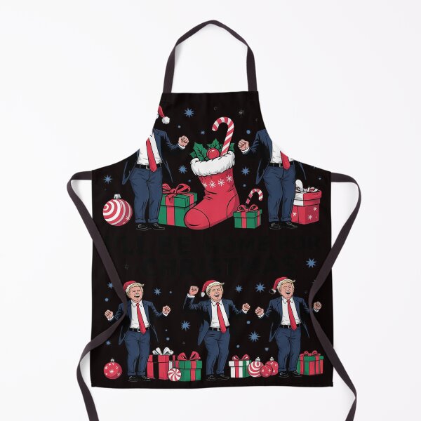 Item preview, I'll Be Home For Christmas Trump Santa Dancing Pajamas designed and sold by sheenmi.