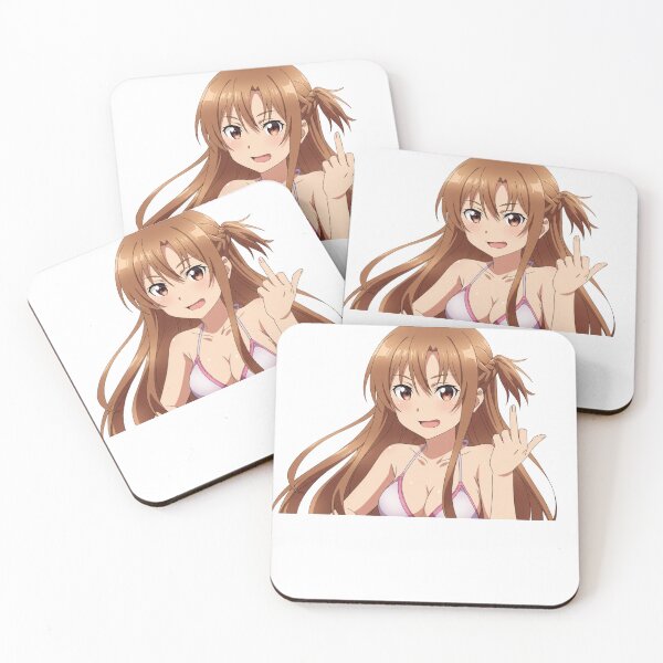 Item preview, Anime Waifu Middle Finger - Asuna designed and sold by Kuroi Pixel.