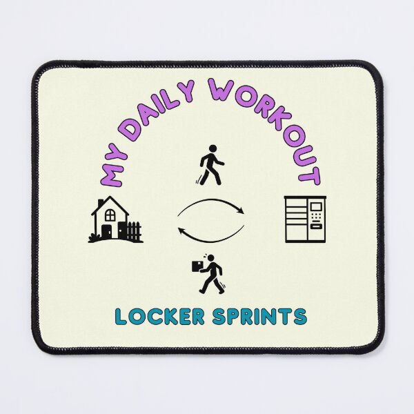 Artikelvorschau, Mein tägliches Training – Locker Sprints Lustiges Zitat entworfen und verkauft von DanielBDesigns.