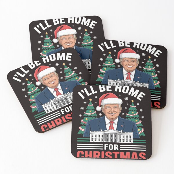 Item preview, I'll Be Home For Christmas Trump Santa Dancing Pajamas  designed and sold by sheenmi.