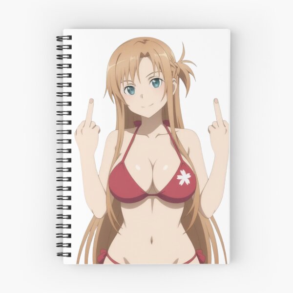 Item preview, Anime Waifu Asuna - Middle Finger designed and sold by Kuroi Pixel.