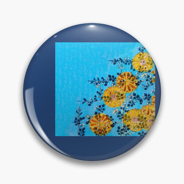 Item preview, Golden Blossoms on Sky Blue designed and sold by WheelieGdArt.