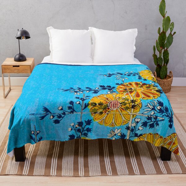 Item preview, Golden Blossoms on Sky Blue designed and sold by WheelieGdArt.