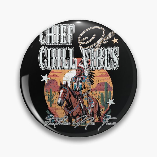 Item preview, CHIEF OF CHILL VIBES native American style cool dude  designed and sold by Jt41.