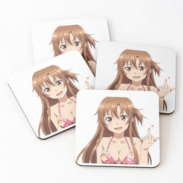 Item preview, Anime Waifu SAO - Middle Finger designed and sold by Kuroi Pixel.
