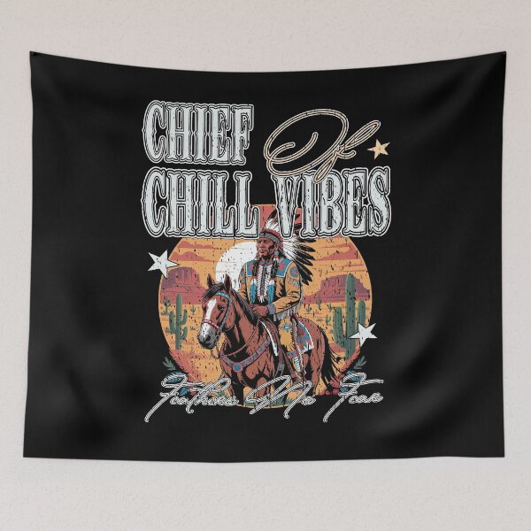 Item preview, CHIEF OF CHILL VIBES native American style cool dude  designed and sold by Jt41.
