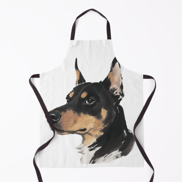 Item preview, Doberman Pinscher Ink Painting Close-up designed and sold by forget45studio.