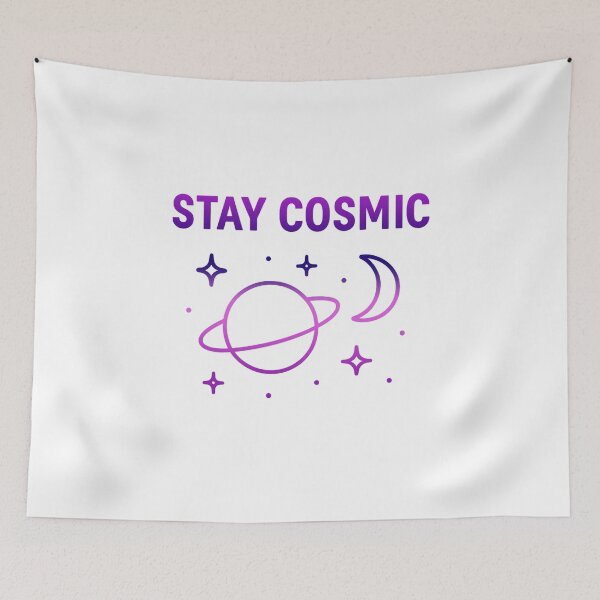 Item preview, Stay Cosmic – Minimalist Space Design designed and sold by ustylelab.