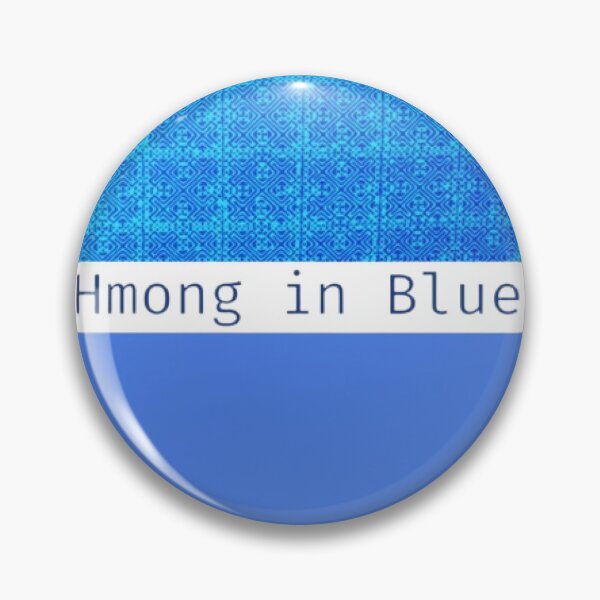Item preview, Hmong in Blue – Tribal Textile Pattern Inspired by Nature & Heritage designed and sold by PimTribe.