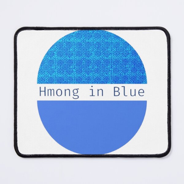 Item preview, Hmong in Blue – Tribal Textile Pattern Inspired by Nature & Heritage designed and sold by PimTribe.