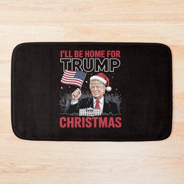 Item preview, I'll Be Home For Christmas Santa Trump Xmas Pajamas  designed and sold by sheenmi.
