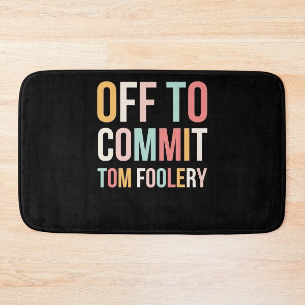 Item preview, Off to Commit Tom Foolery Funny Mischief humor cute designed and sold by snowry.