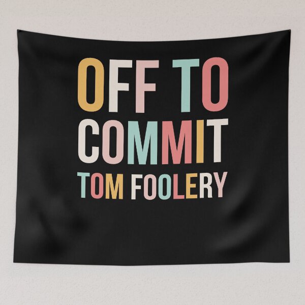 Item preview, Off to Commit Tom Foolery Funny Mischief humor cute designed and sold by snowry.