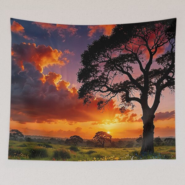 Item preview, Tree of Evening Glow designed and sold by PixelParadies.