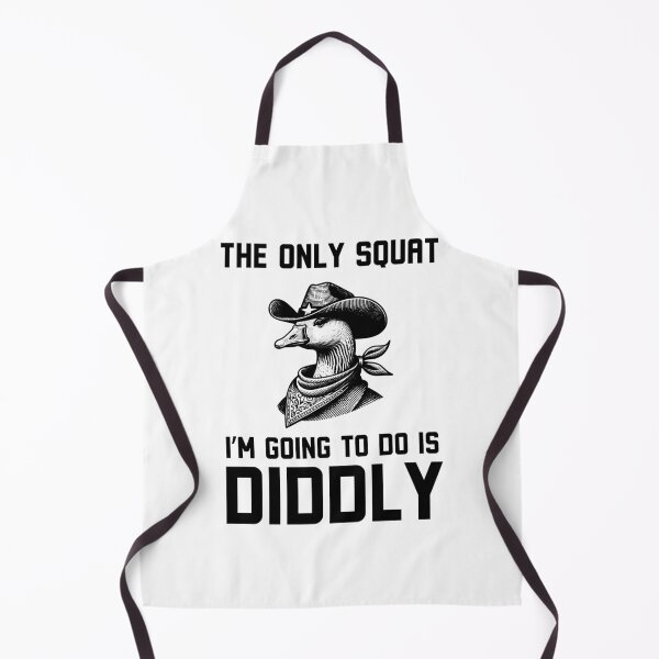 Item preview, The only Squat I'm going to do is diddly funny Goose cowboy designed and sold by snowry.