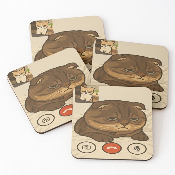 Item preview, Funny cat: Facetime funny video call designed and sold by Cat-loveparttime.