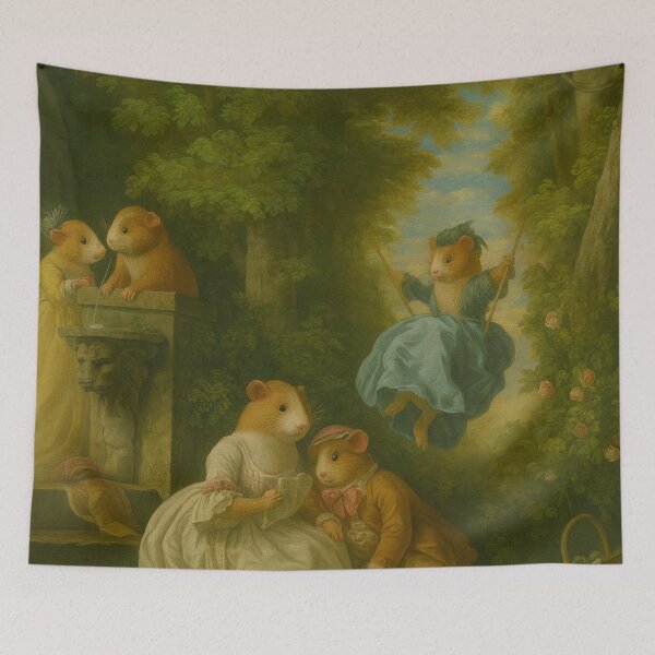 Item preview, Guinea Pigs on the Swing (After Anon.) designed and sold by gandolfwizard.