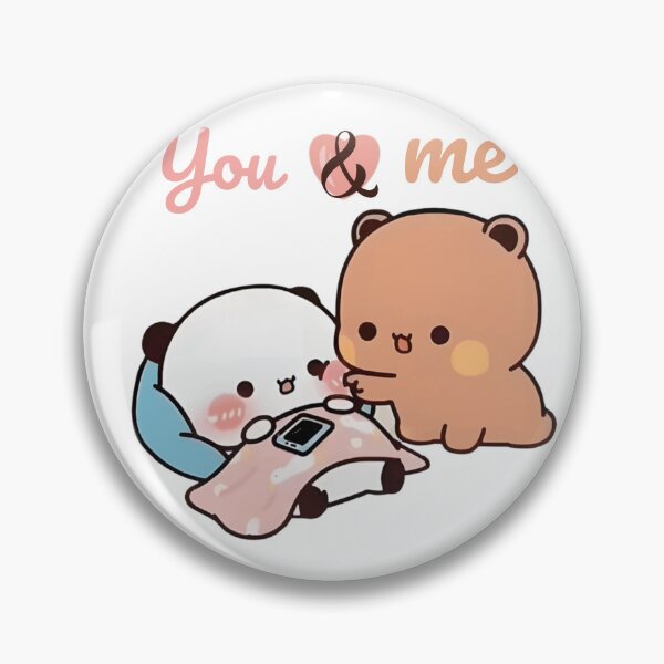 Item preview, You And Me Dudu Teasing Bubu Panda And Brownie Bear True Love Couple 2026 designed and sold by BlueSkylineArts.