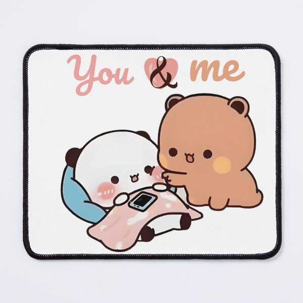 Item preview, You And Me Dudu Teasing Bubu Panda And Brownie Bear True Love Couple 2026 designed and sold by BlueSkylineArts.