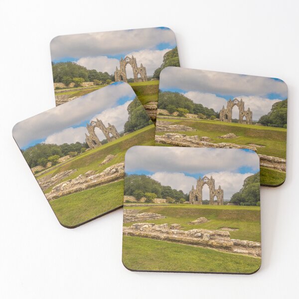 Item preview, Gisborough Priory with a dramatic cloudy sky. designed and sold by bailey-cooper.
