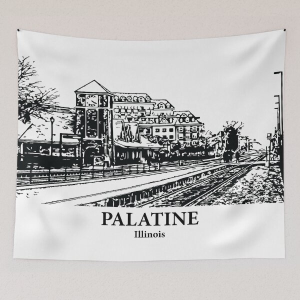 Item preview, Palatine - Illinois designed and sold by Lakeric Cityscapes.